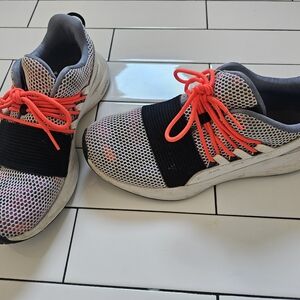 Under Armour Kids Sneakers with Red and Black Accents